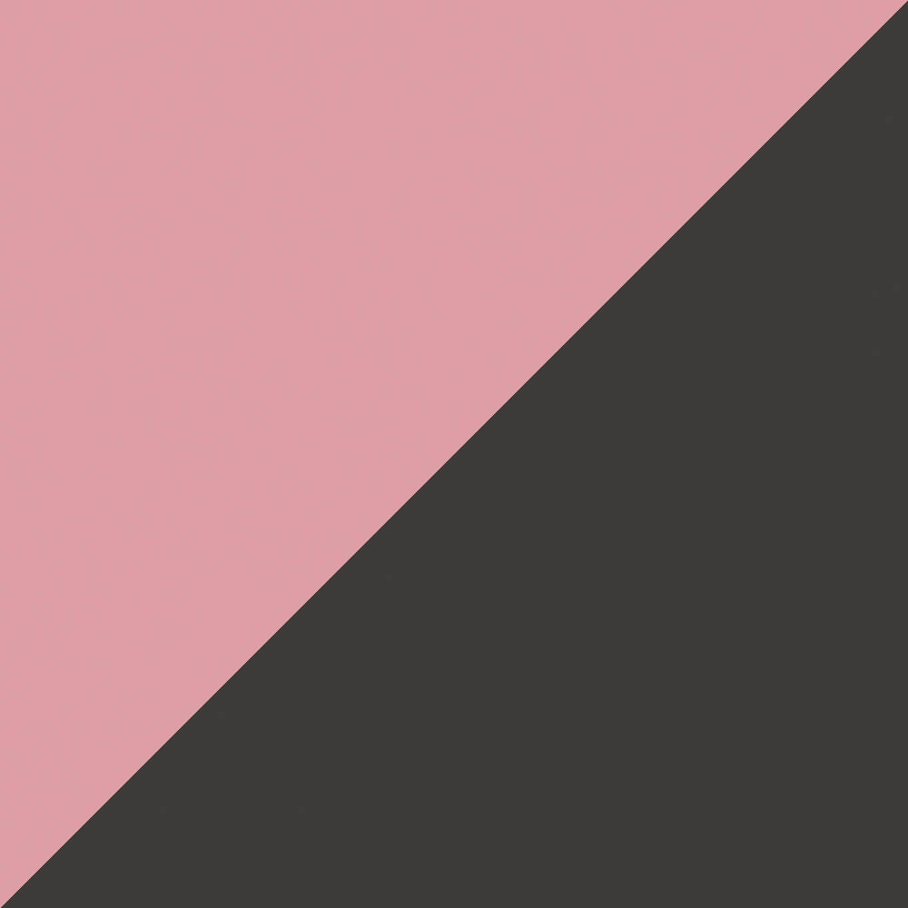 Двухдверный встраиваемый шкаф-купе Auroom R-10 - EGGER Фламинго Розовый / Черный Графит
